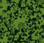 Camouflage - Wald (grün-schwarzes Muster)