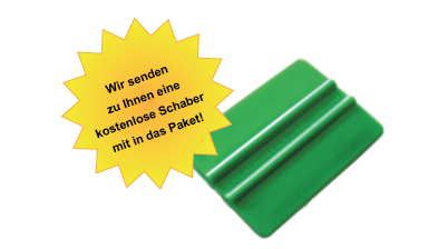 Wir senden zu Ihnen eine kostenlose Schaber mit in das Paket!